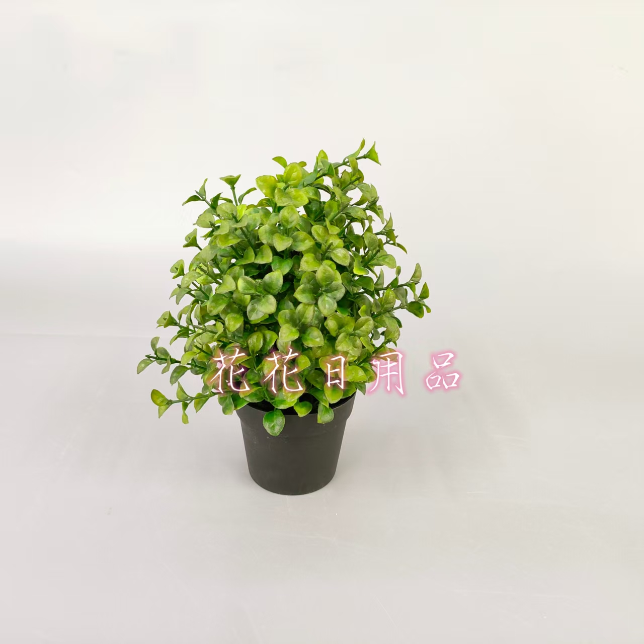 Artificial flowers, artificial flower bonsai, plastic POTS, bonsai, green plants, decorative items Specification drawing