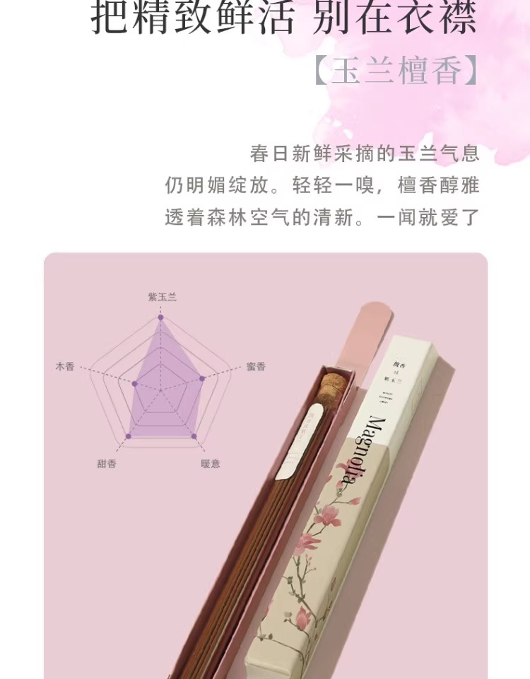 汉传天然桂花香玫瑰玉兰茉莉薰衣草线香檀香熏香家用室内卧室香薰详情22