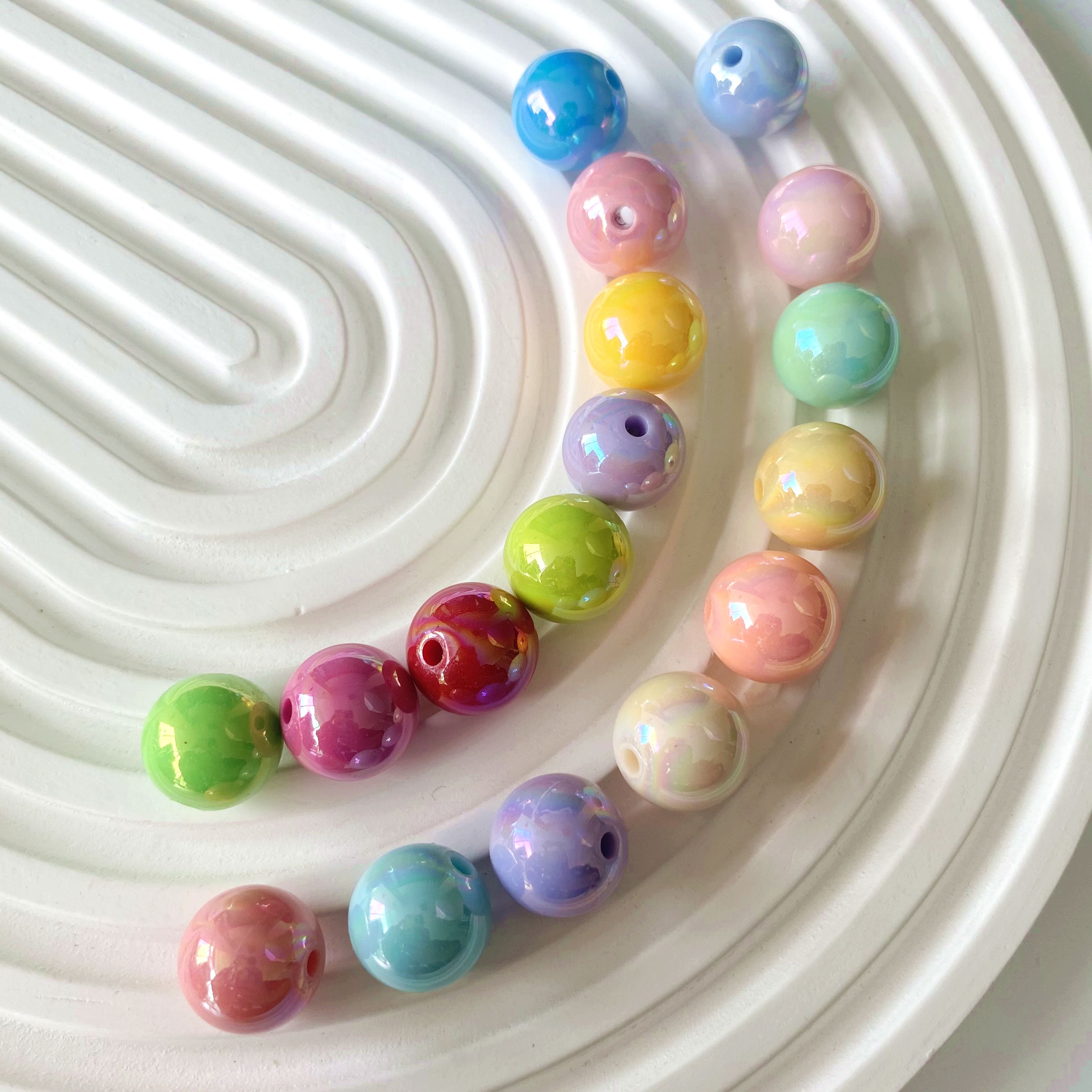 10-16mm solid color ab beads diy/Materials for making mobile phone chains, bracelets, pendants, key chains and accessories