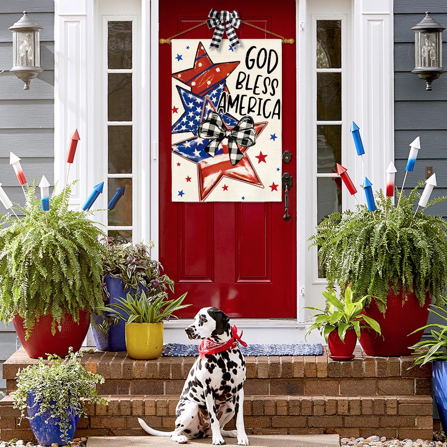 Amazon exclusive summer Garden flag digital double-sided linen printed pattern outdoor courtyard flag manufacturer wholesale 1 garden flag banner, outdoor advertising flagpole flag details Picture