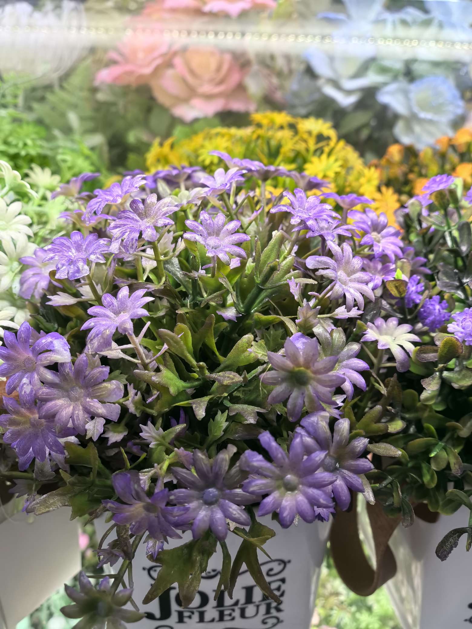 Office culture simulation garden green plant fence, simulation flower, green ivy, vine knitted simulation plant decoration, simulation green plant garden decoration Specification image