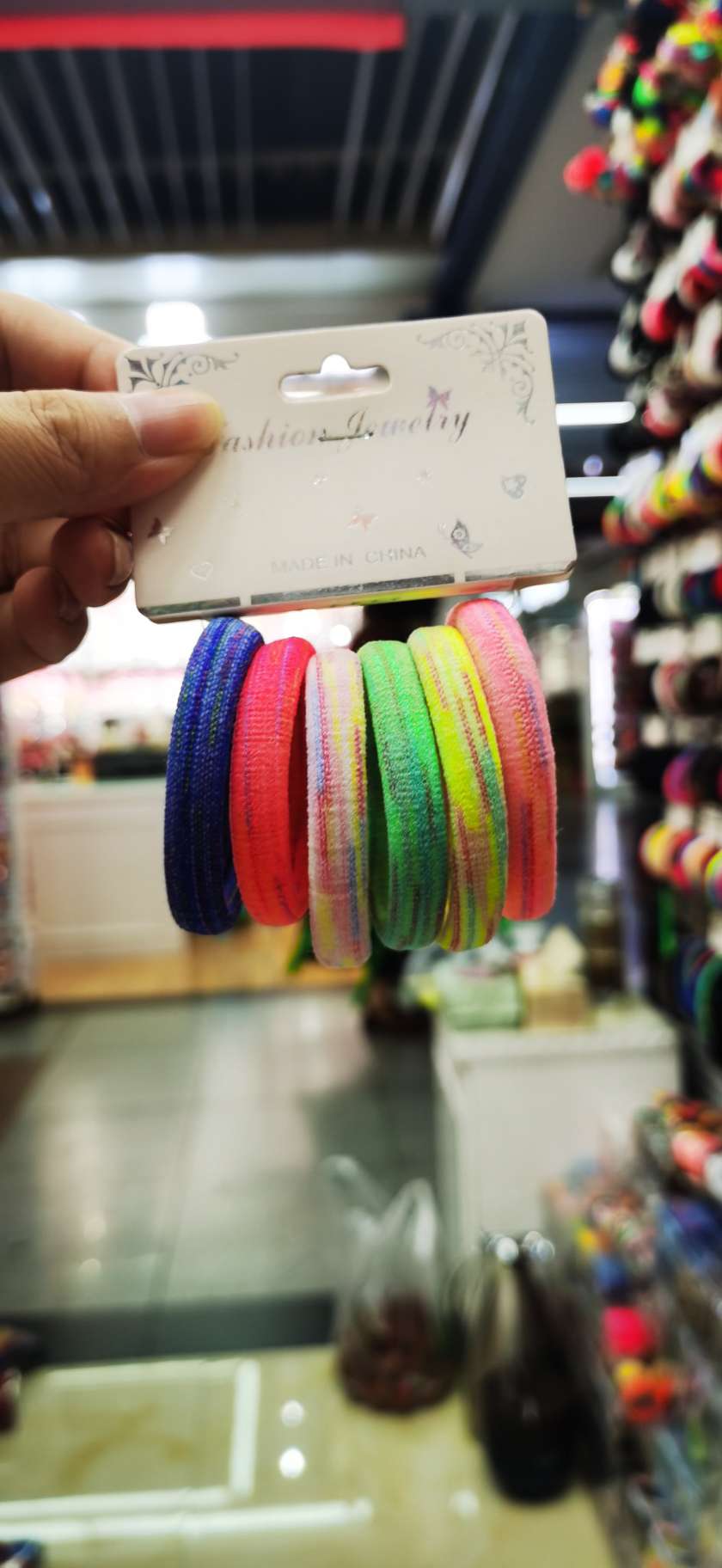 女士发饰拼接简约时尚发绳头饰 韩版发圈头饰优雅气质产品图