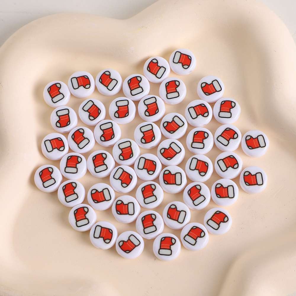 5*10mm 圣诞系列散珠 饰品配件DIY串珠散珠手工制作材料珠子详情图11