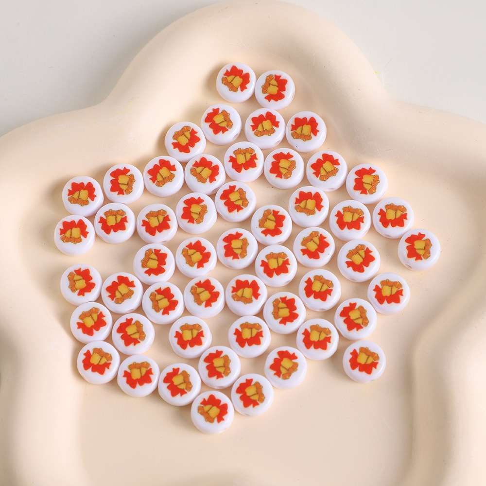 5*10mm 圣诞系列散珠 饰品配件DIY串珠散珠手工制作材料珠子详情图2