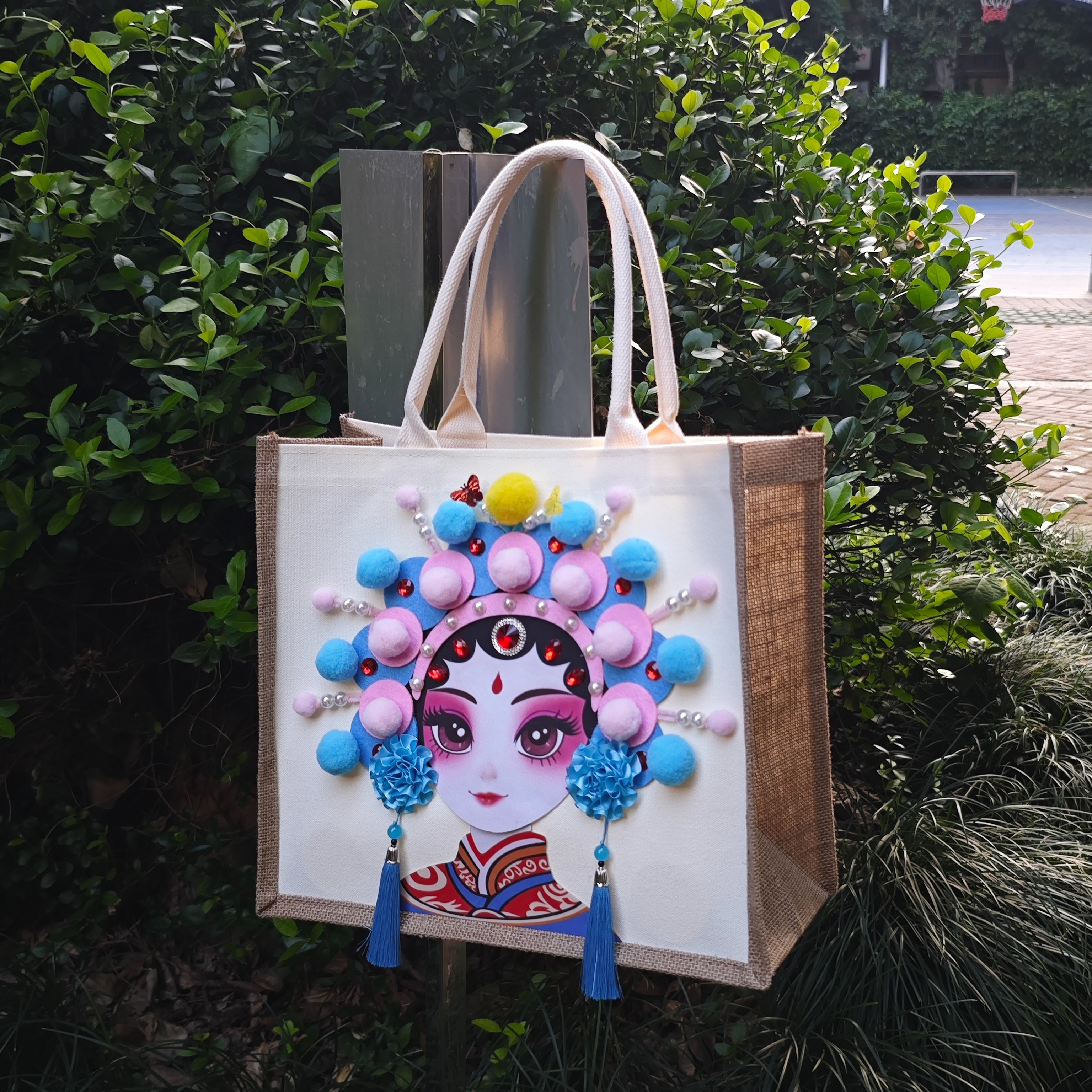 非遗文化手工diy包包京剧脸谱制作学校亲子社区成人文创主题活动详情14