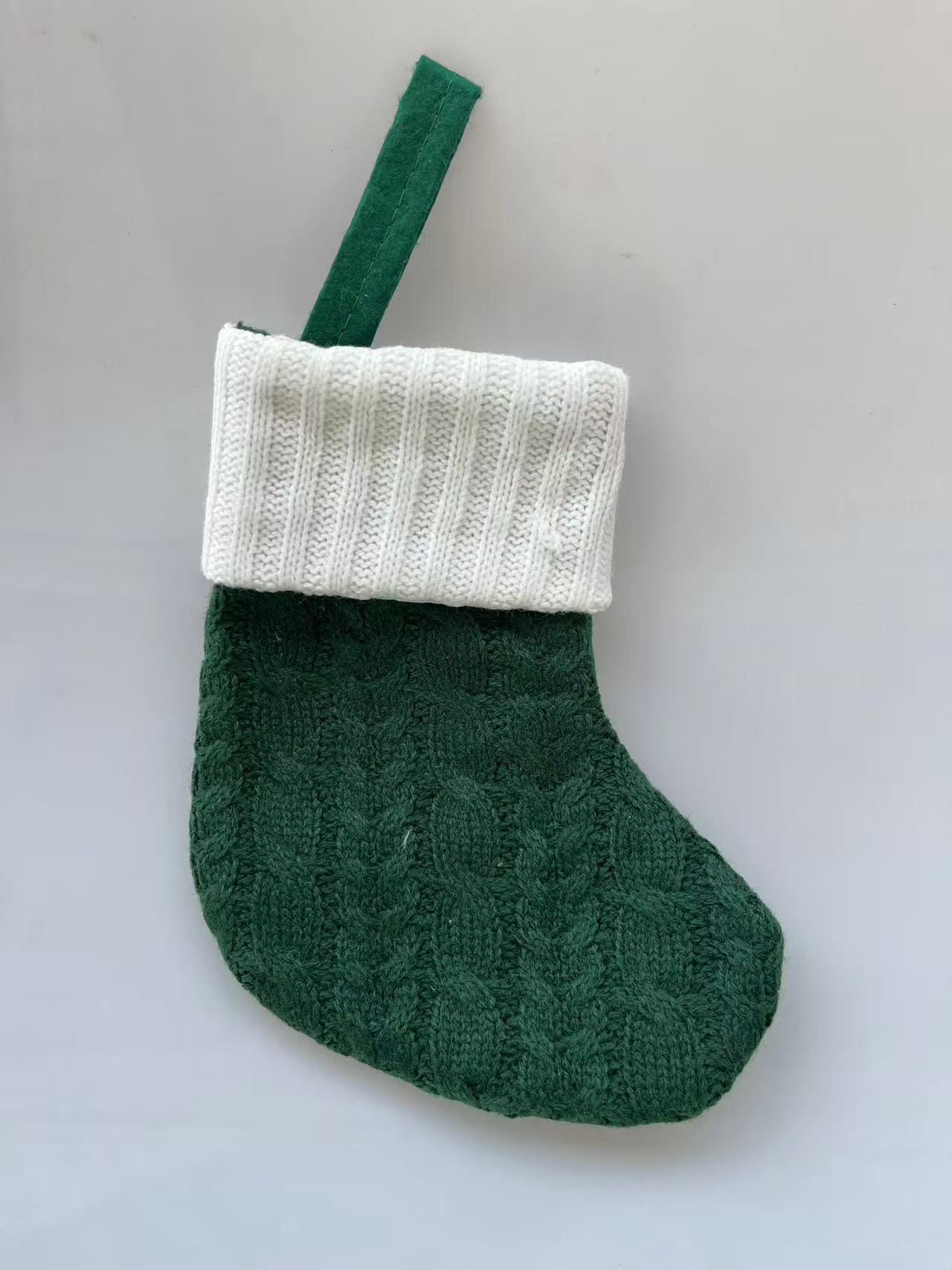 2025 New linen Christmas stocking gift bag Christmas Tree decoration Santa Claus Reindeer Snowman Stocking Christmas Specification image