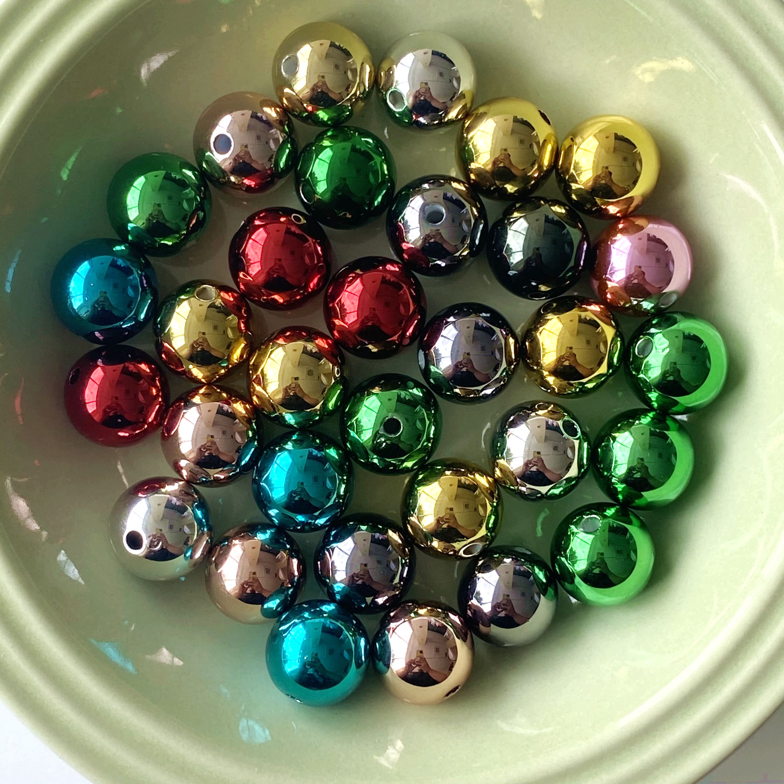 16mm metal bulb spherical creative diy jewelry/pendant, bracelet, mobile phone chain, key, hanging bag accessory, material production