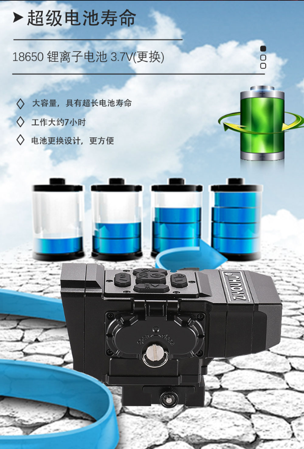 双光融合多功能热成像夜全黑红外探测仪全黑夜视仪红外热感探测仪 pic 12