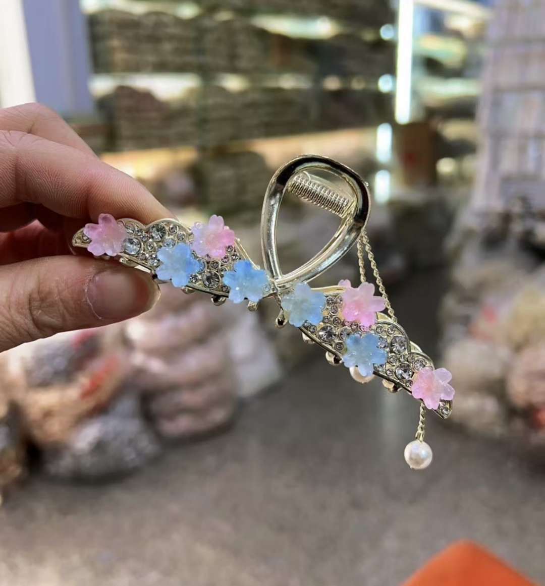 亚克力合金抓夹发饰头饰简约百搭发夹时尚饰品女士头发夹详情图3