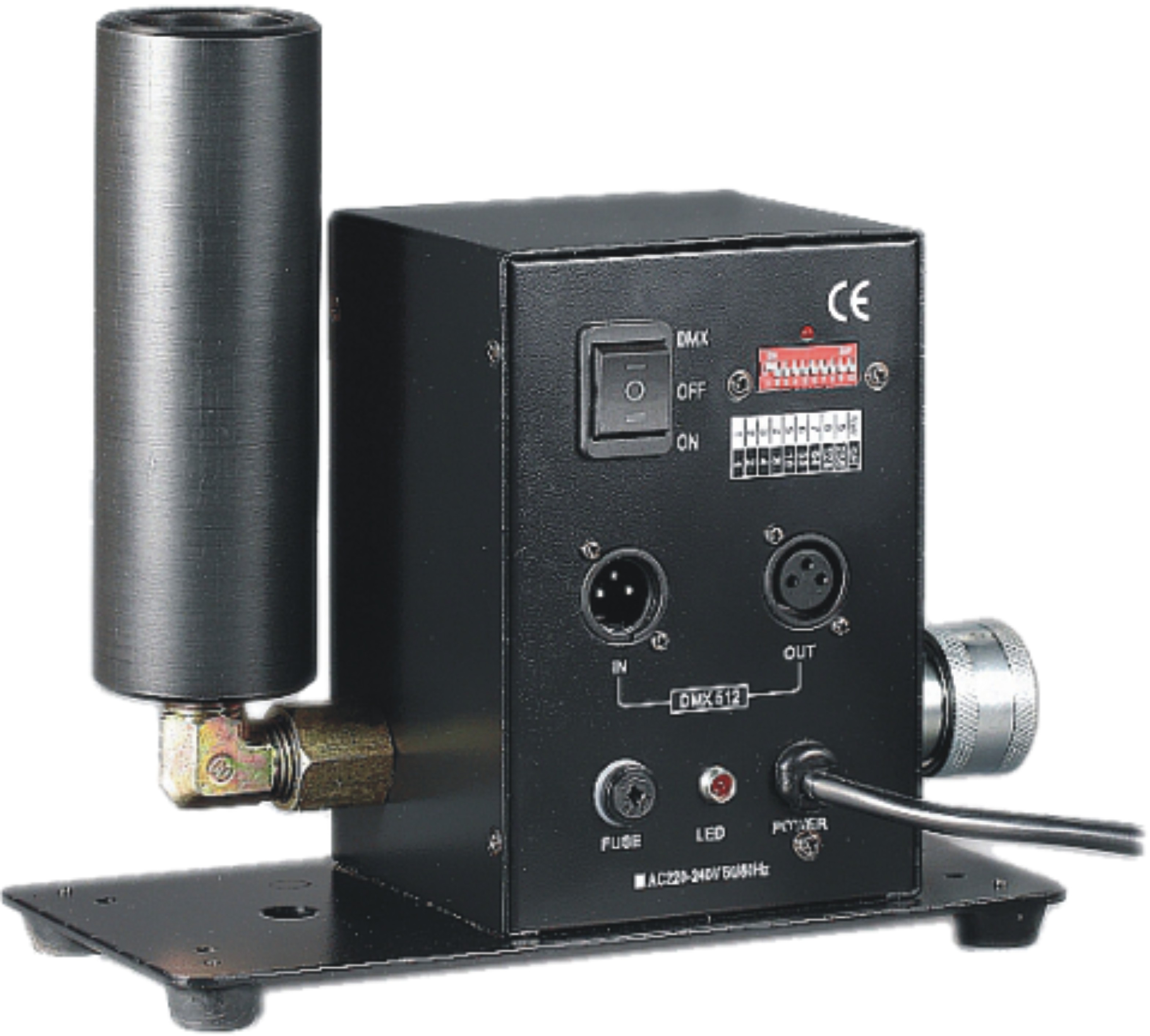 Meibo LED single-head side-mounted carbon dioxide air column machine, stage KTV, bar, atmosphere light, bar dedicated air column machine details Picture
