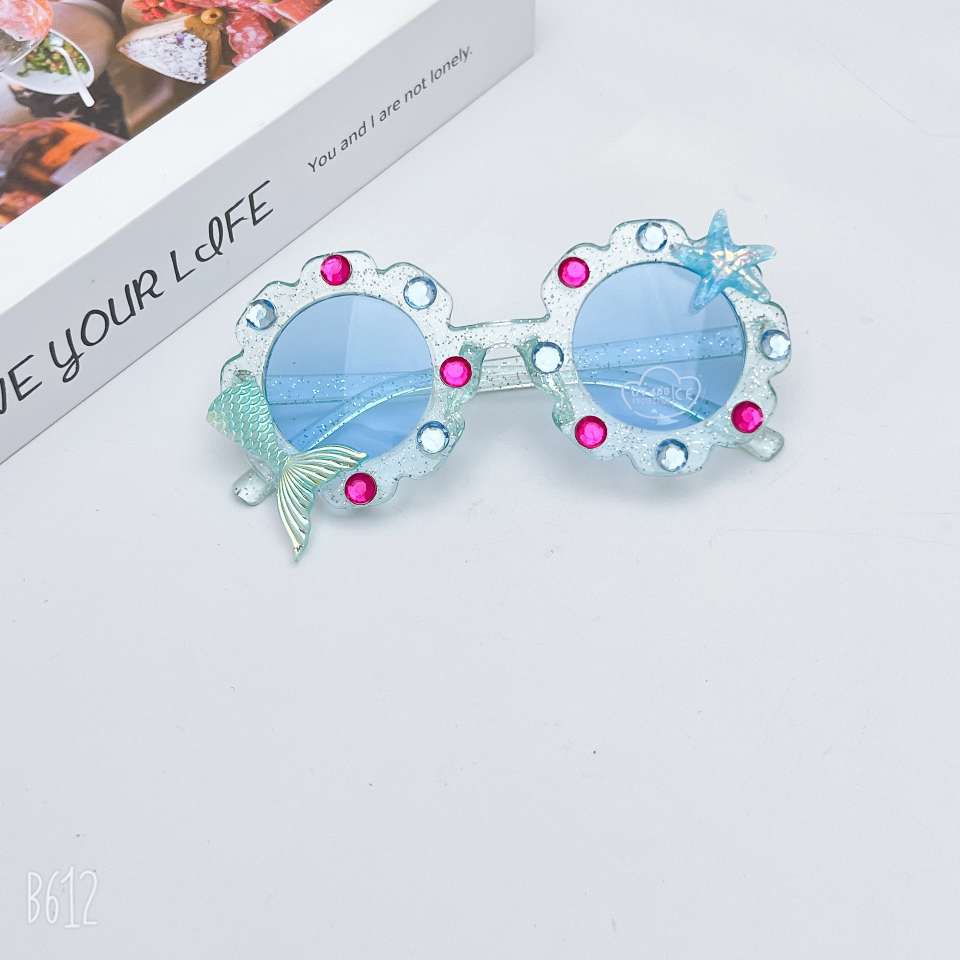 Fashionable Frame Children's Glasses, Cartoon And Cute, Universal Trendy Accessories, Lightweight And Comfortable Glasses And Accessories, Anti-Blue Light Goggles, For Outings, Parties And Gatherings Specification drawing