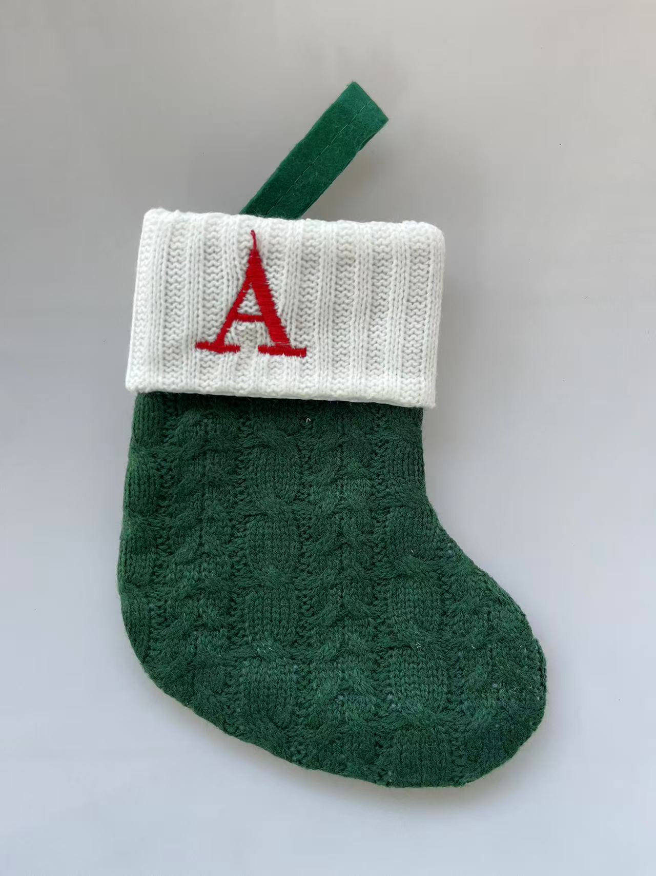 2025 New linen Christmas stocking gift bag Christmas Tree decoration Santa Claus Reindeer Snowman Stocking Specification image