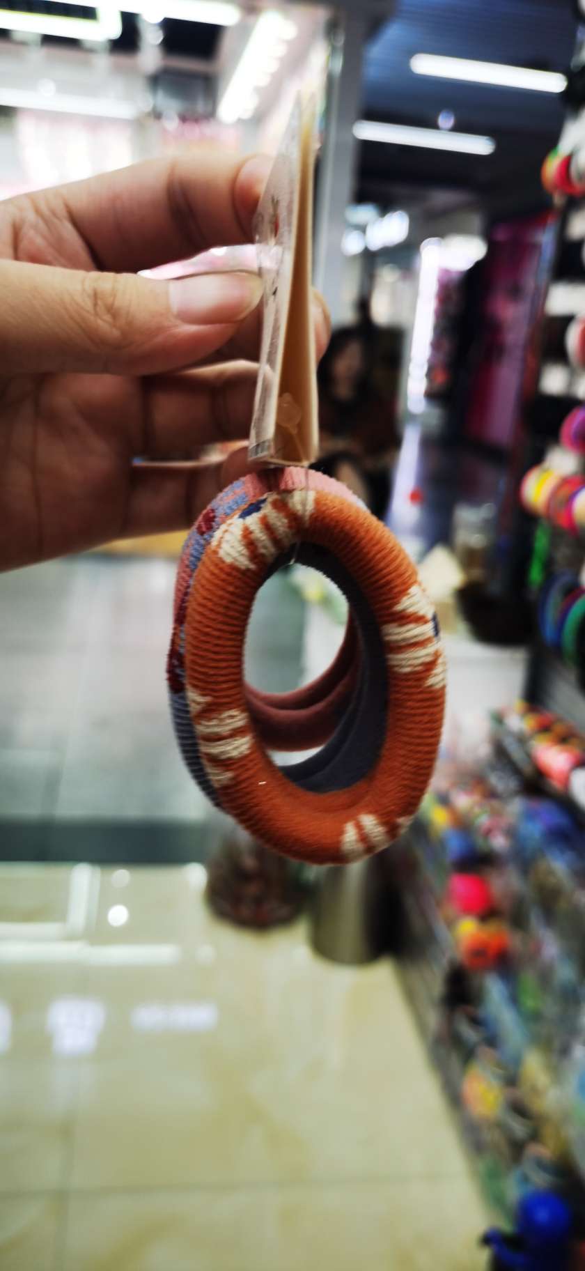 女士拼接简约时尚发饰发绳头饰 韩版发圈头饰拼接发饰详情图4