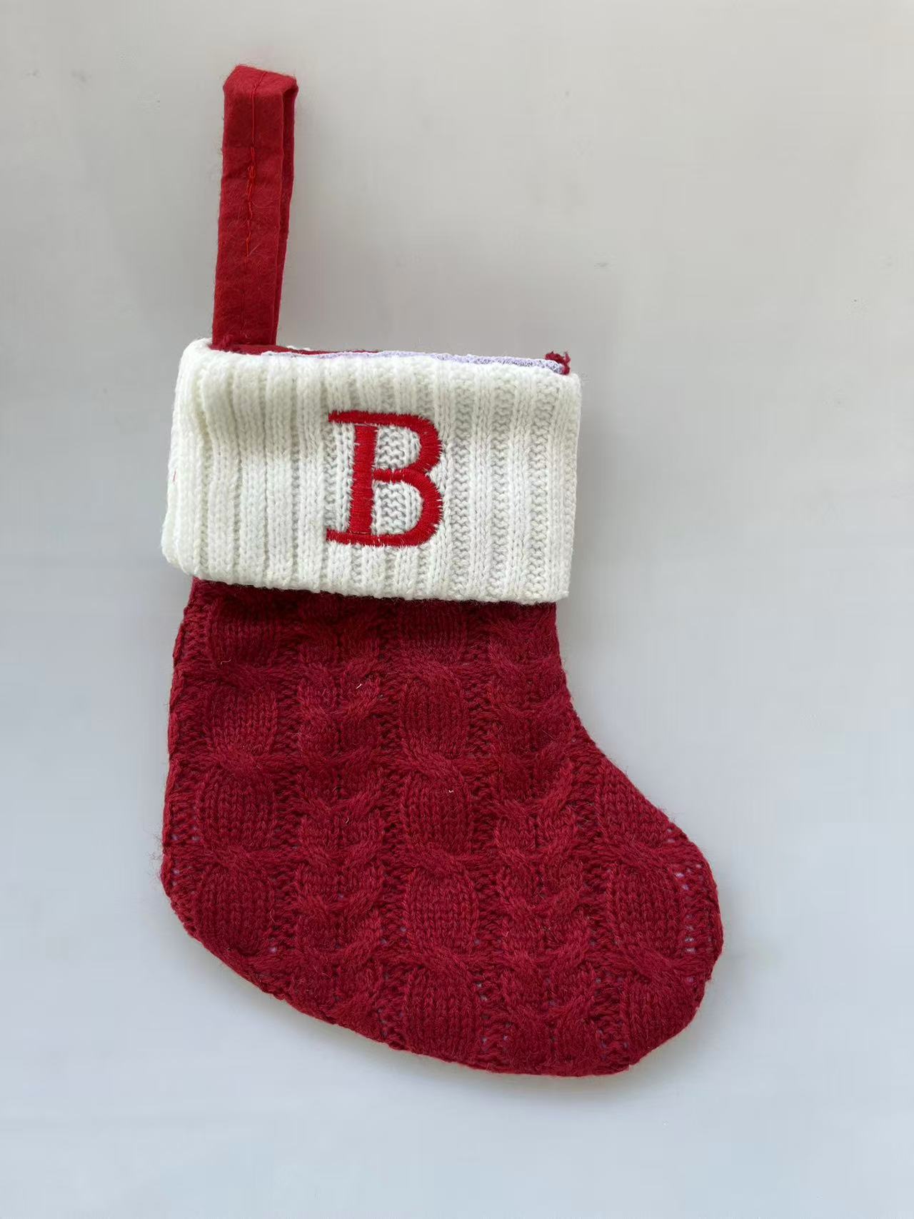 2025 New linen Christmas stocking gift bag Christmas Tree decoration Santa Claus Reindeer Snowman Stocking details Picture