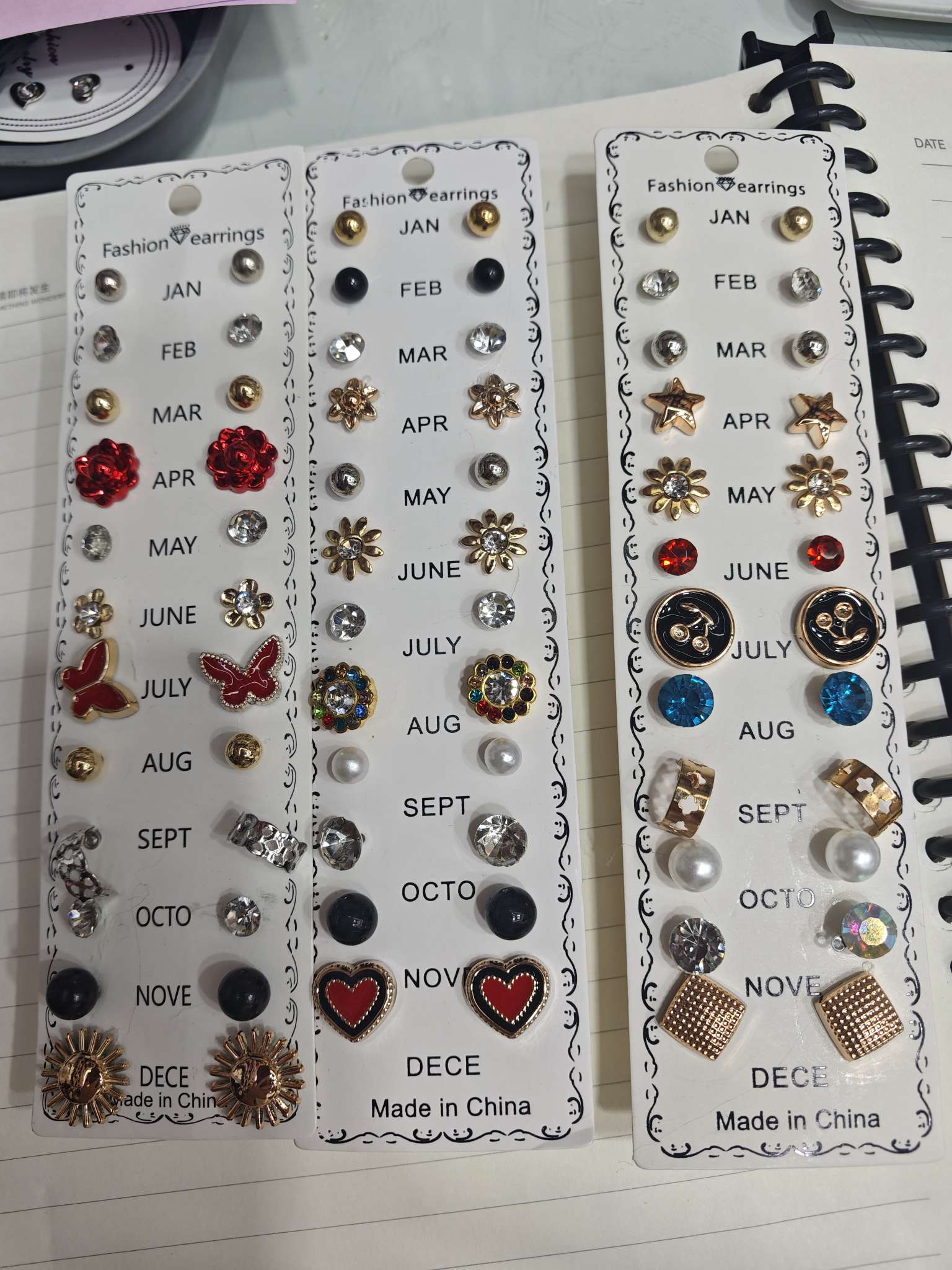 亚克力耳钉耳针耳饰 时尚穿刺饰品 个性简约风格潮流搭配耳钉耳钉