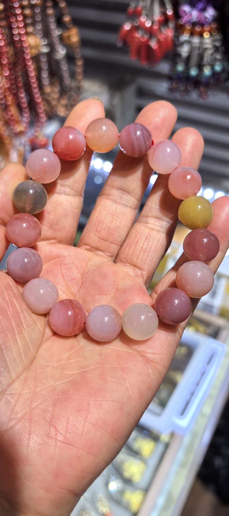 Natural crystal bracelets, agate bracelets, multi-gemstone bracelets, crystal craft ornaments, diy car ornaments, creative gifts, crystal tree decorations detail image 4