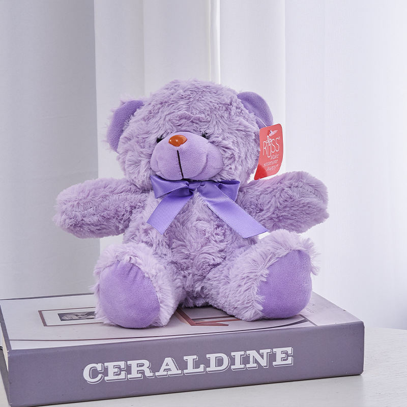 Pink bear teddy bear plush toy, seven-color bear children's wedding and festival gift manufacturer customization detail image 10