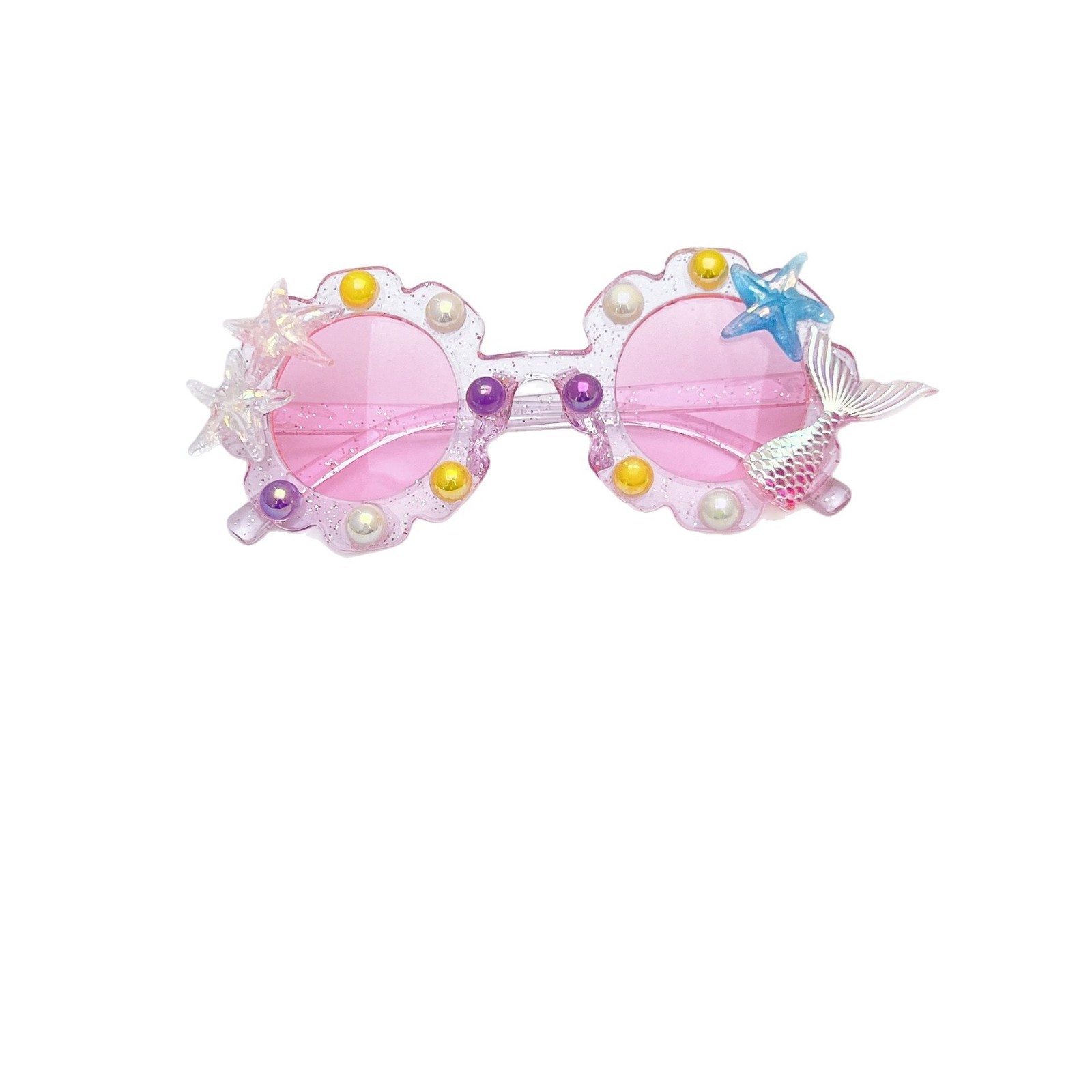 Fashionable Frame Children's Glasses, Cartoon And Cute, Universal Trendy Accessories, Lightweight And Comfortable Glasses And Accessories, Anti-Blue Light Goggles, For Outings, Parties And Gatherings details Picture