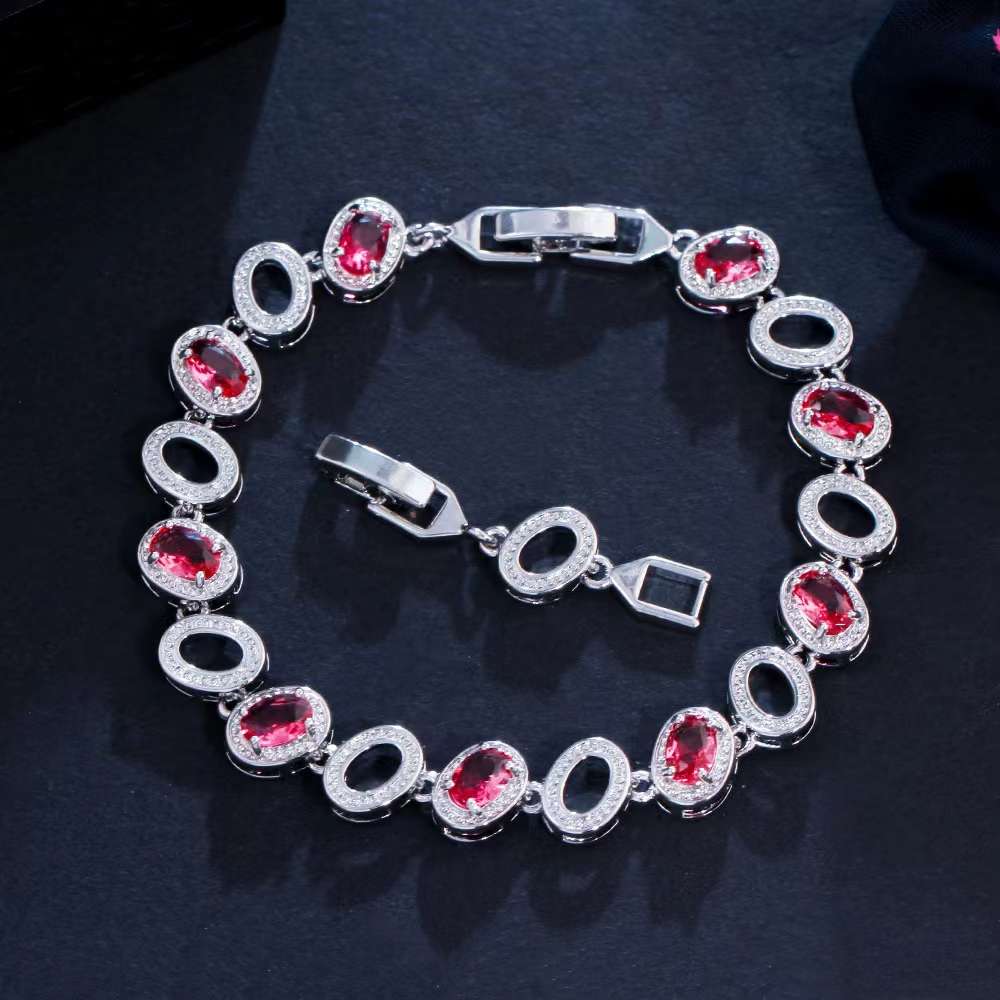 سوار الكريستال الملونة الموضة الموضة Item Picture