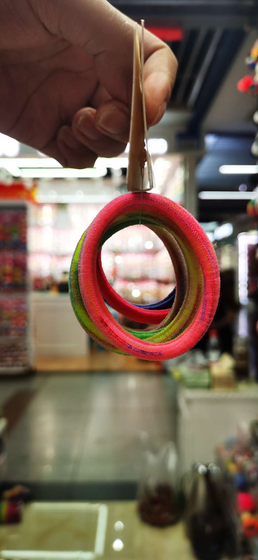 女士发饰拼接简约时尚发绳头饰 韩版发圈头饰优雅气质细节图