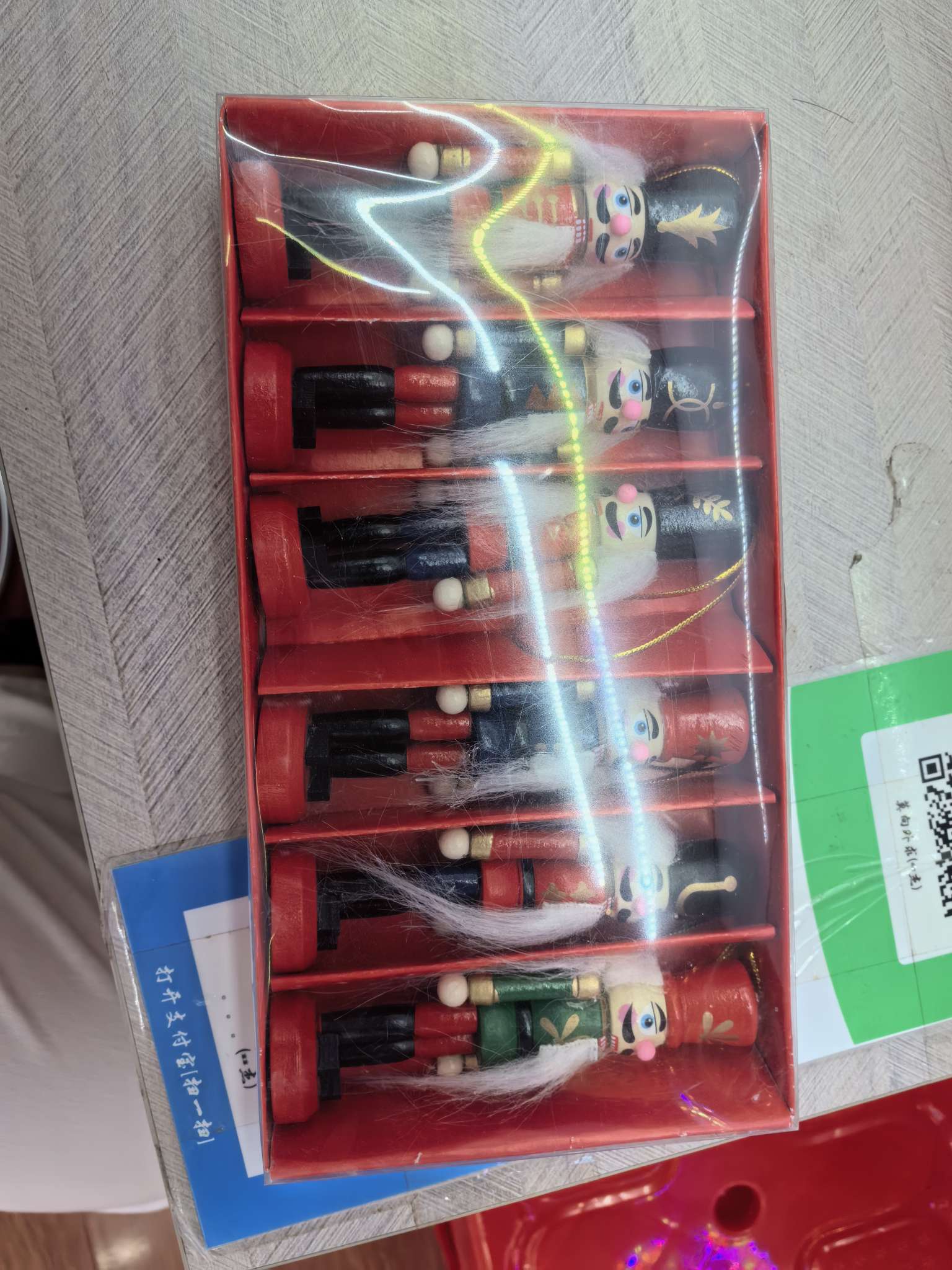 10公分彩绘胡桃士兵木质品工艺品木制工艺品