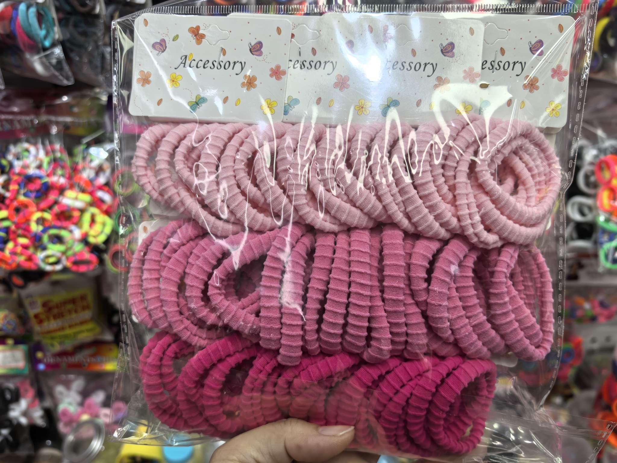 简约时尚拼接发绳女士头饰 韩版发圈发饰潮流百搭