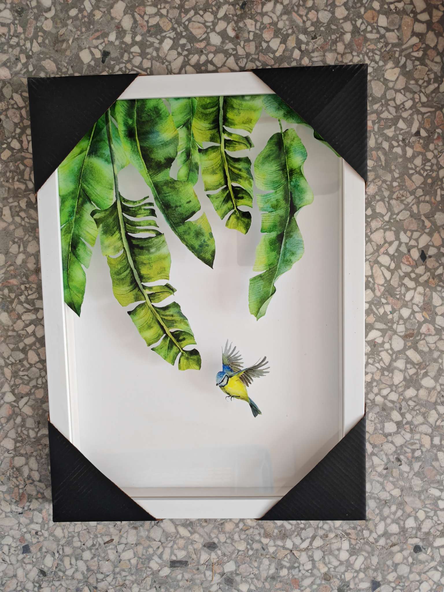 唐卡风格配电箱装饰盖竹编挂画铁艺工艺画实木家饰装饰画墙面美化