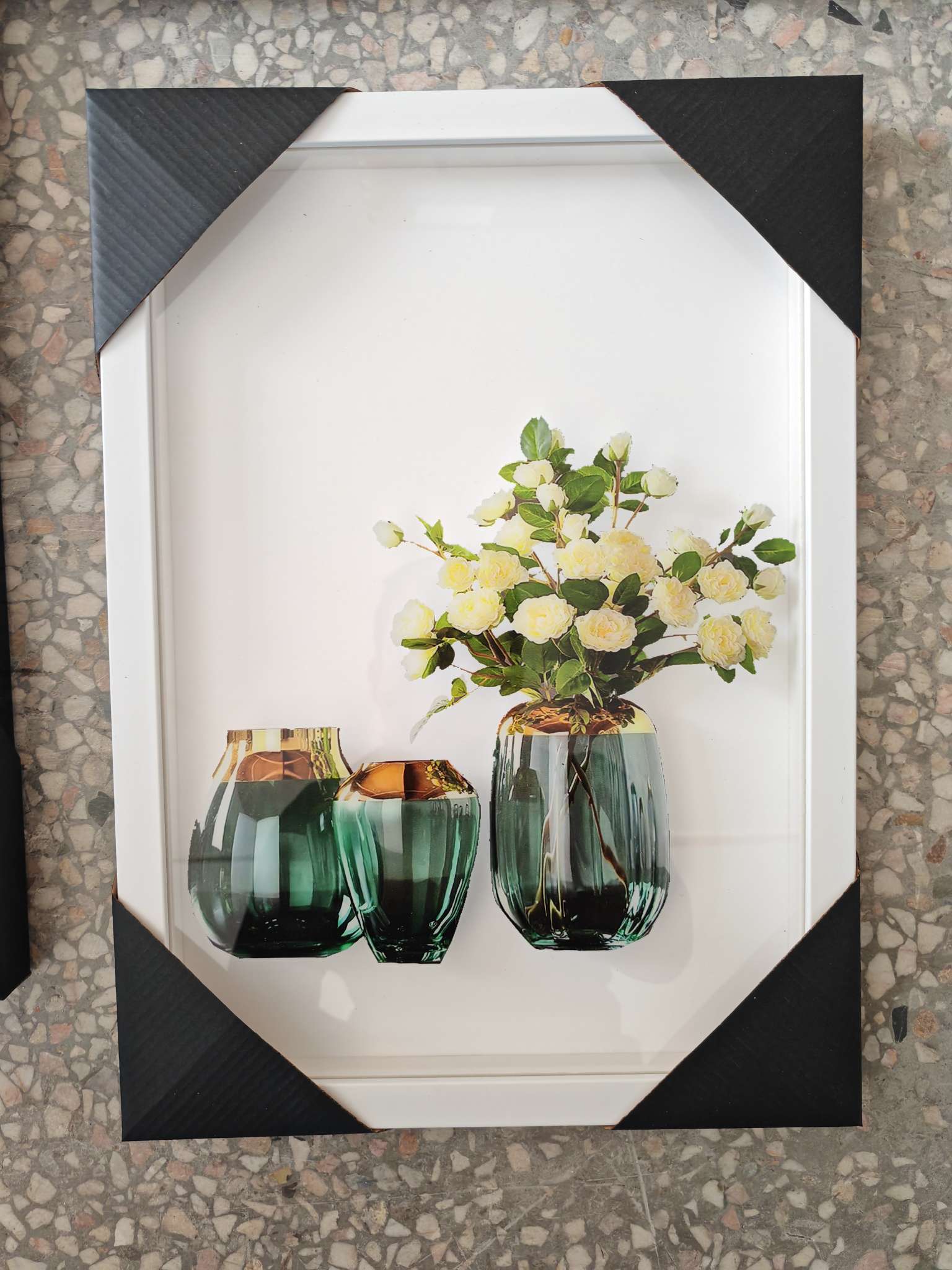 唐卡风格配电箱装饰盖竹编挂画铁艺工艺画实木家饰装饰画墙面美化详情图5