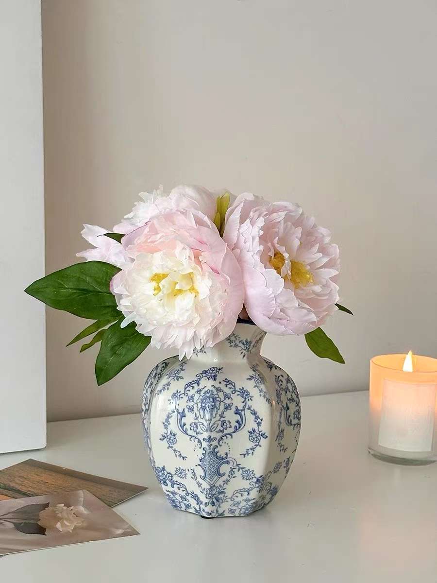 陶瓷花瓶水泥花盆户外造景装饰摆件 家具植物盆花盆装饰园艺花户详情图7