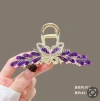 Acrylic alloy gripper hair accessory headwear, simple and fashionable hair clip accessory, versatile style clip, stable and won't damage hair details Picture