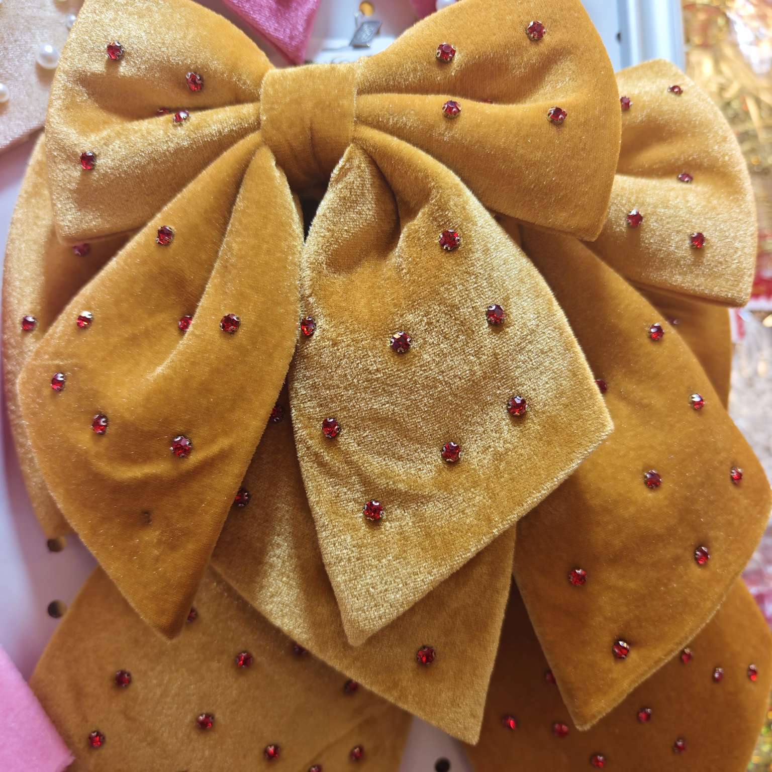 Christmas office culture Christmas supplies Christmas decorations Bow Item Picture