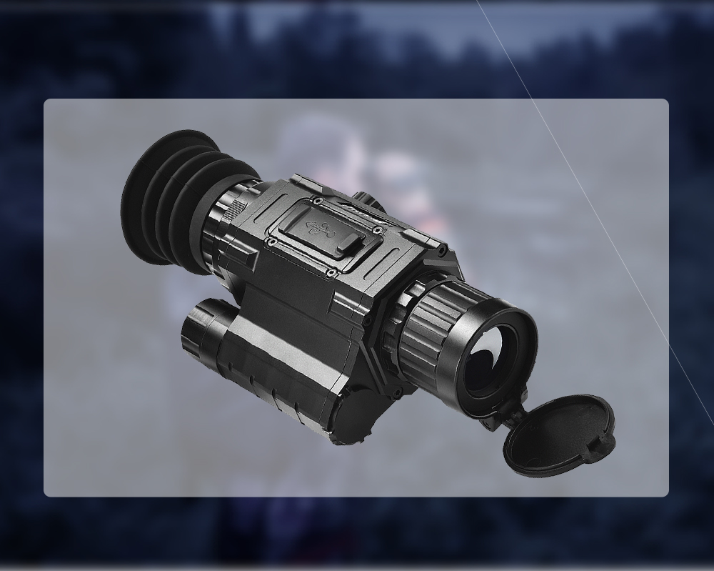 TK Thermal imaging Night all-black infrared detector, all-black night vision infrared thermal detector with distance measurement cross pic 20