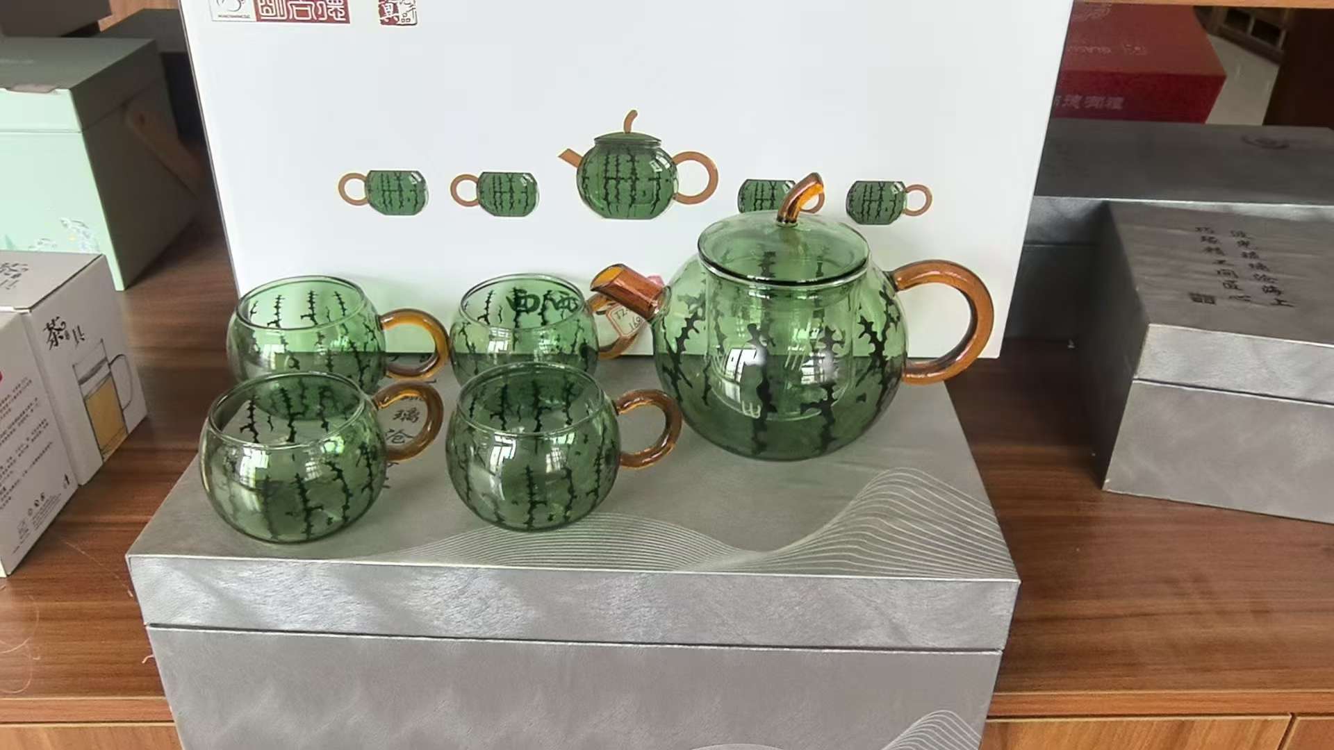 玻璃工艺品陶瓷佛像水烟全身镜琉璃花瓶创意礼品家居装饰摆件工艺品详情图3