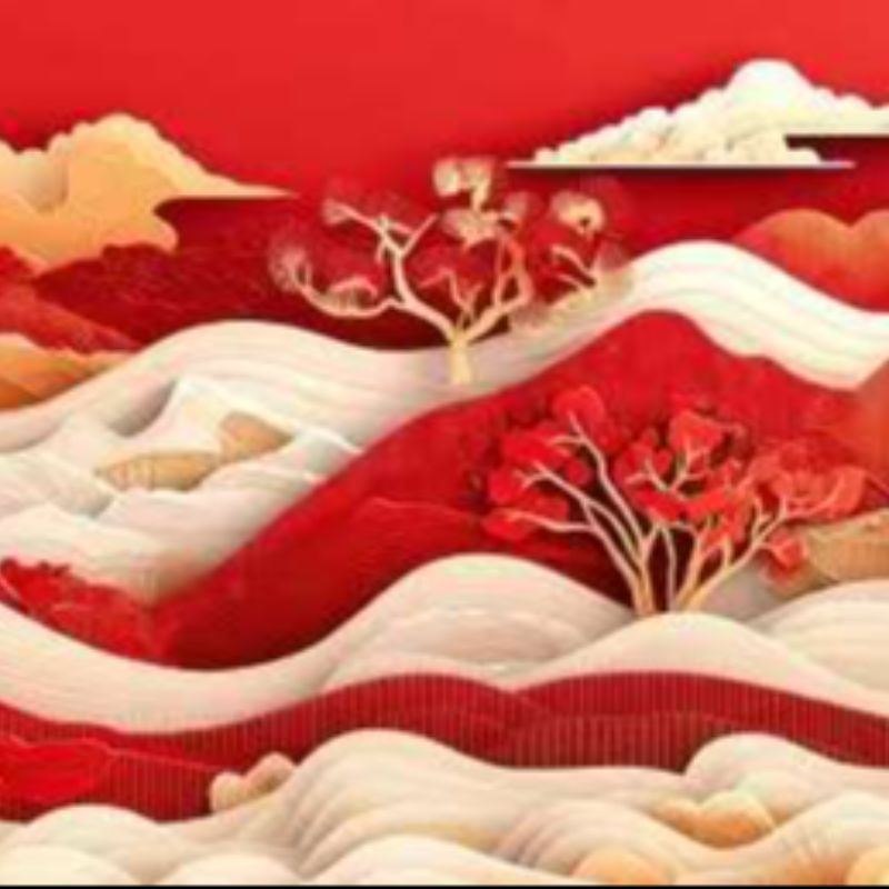 国潮系列03数码印花500牛津布 来样定制 厂家直销产品图