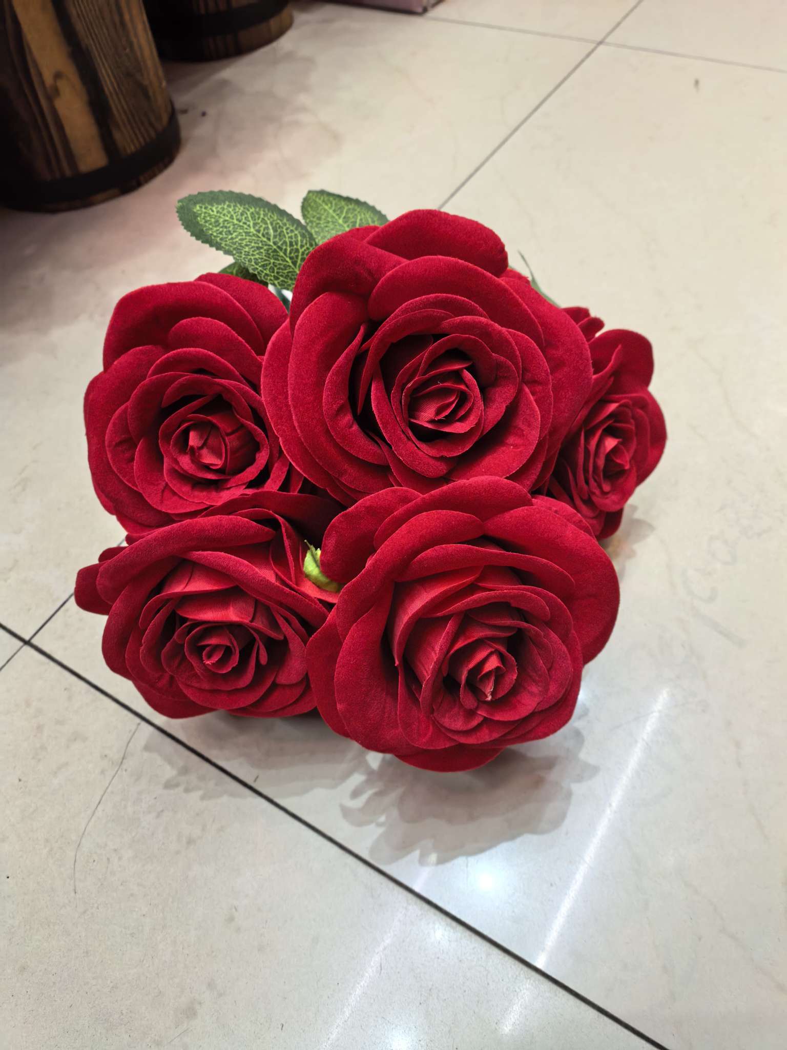 仿真花绒布玫瑰花户外婚庆装饰花墙装饰摄影道具
