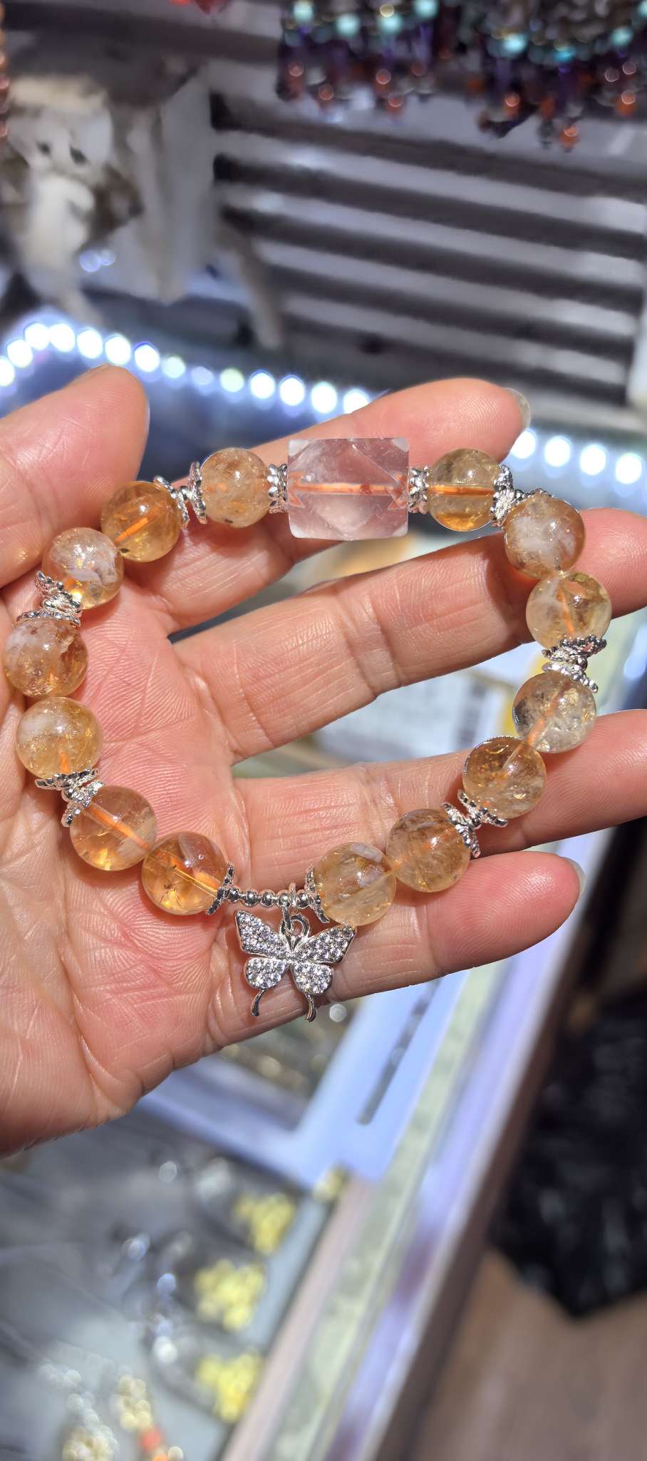 Natural crystal bracelets, agate bracelets, multi-gemstone bracelets, crystal craft ornaments, diy car ornaments, creative gifts, crystal tree decorations detail image 9
