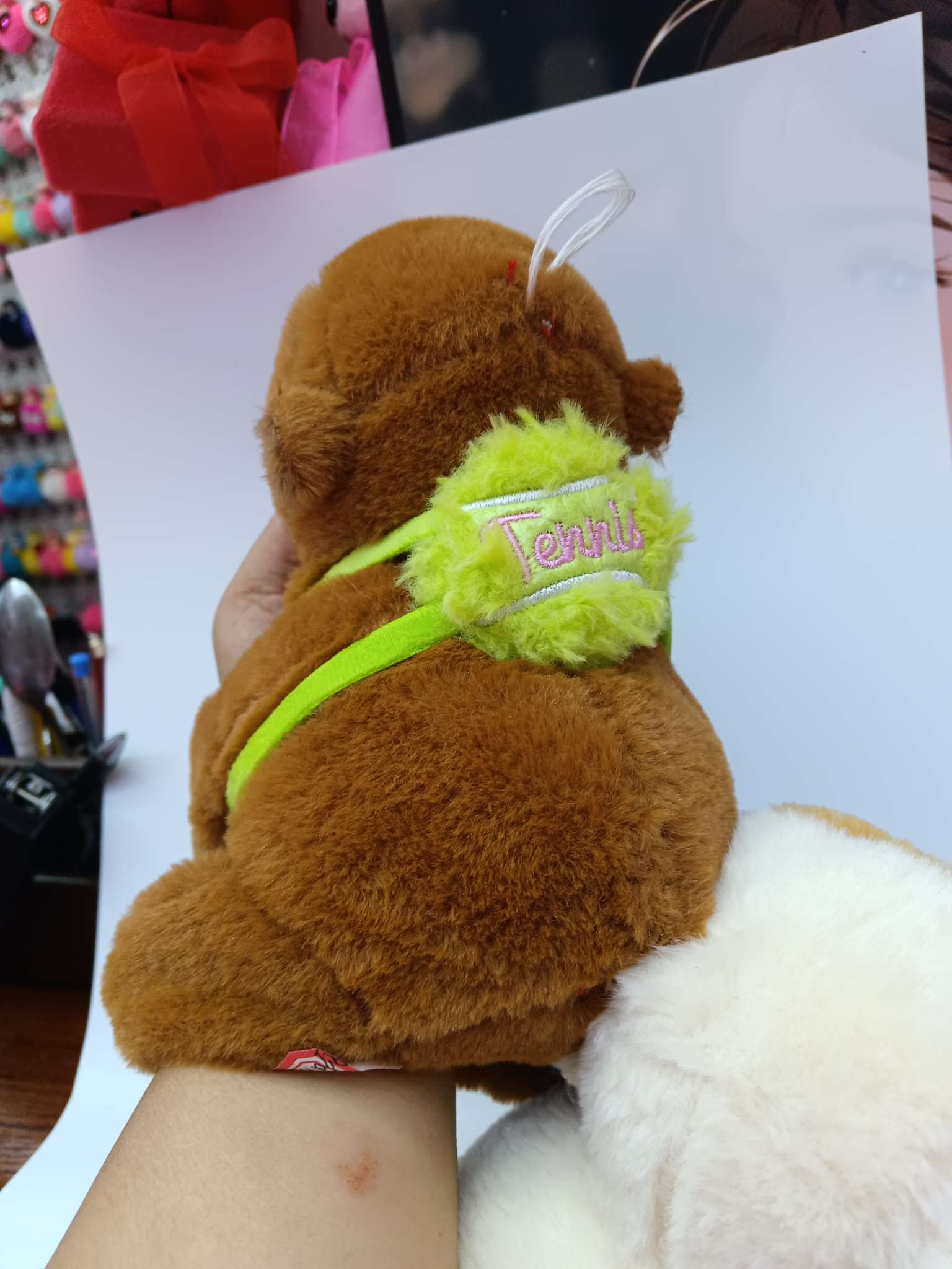 毛绒玩具麋鹿公仔挂件 小挂件工艺品 布娃娃玩偶可爱装饰手环毛绒玩具挂件产品图