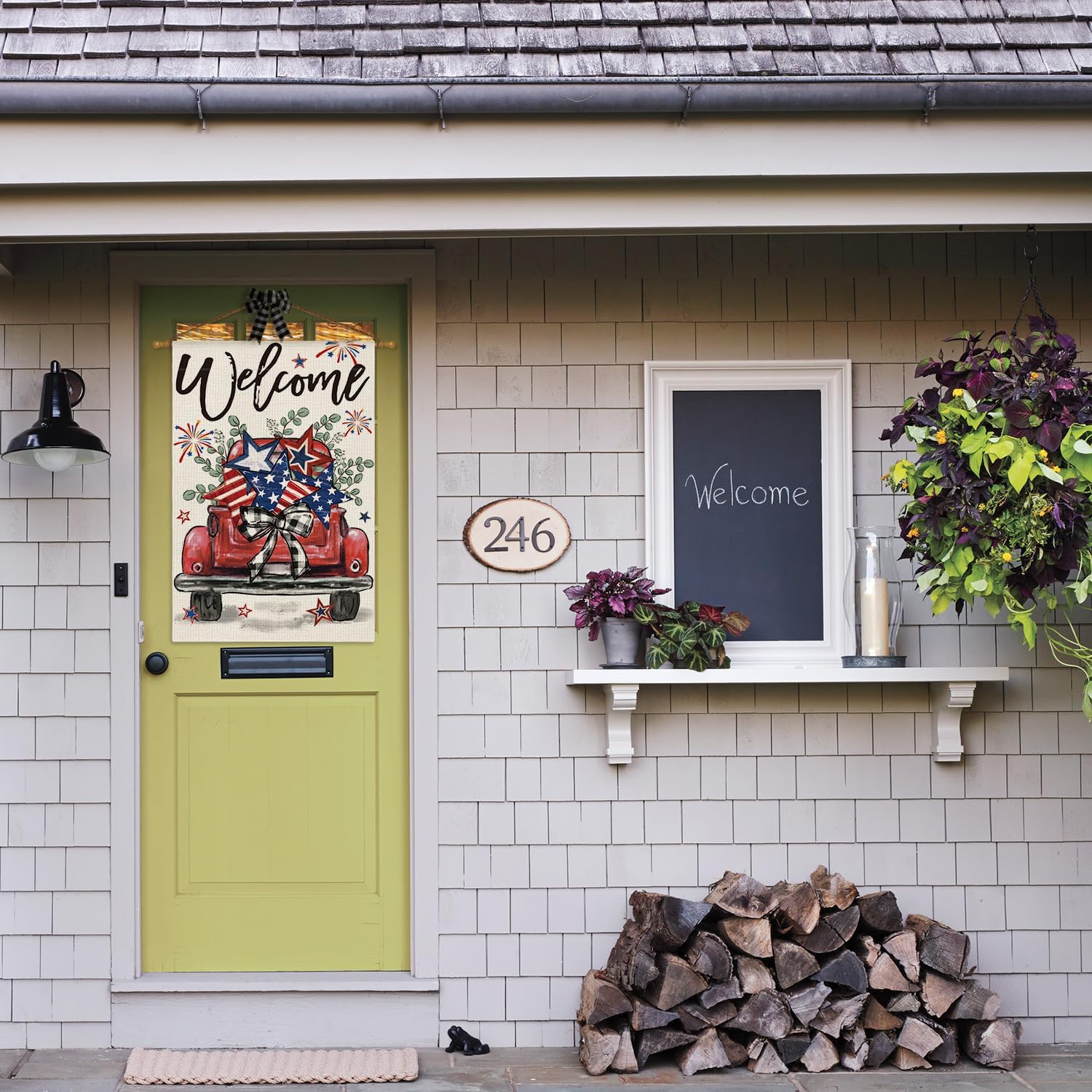 Amazon exclusive summer garden flag digital double-sided linen printed pattern outdoor courtyard flag manufacturer wholesale 18 outdoor advertising flagpole garden flag Application Scenario