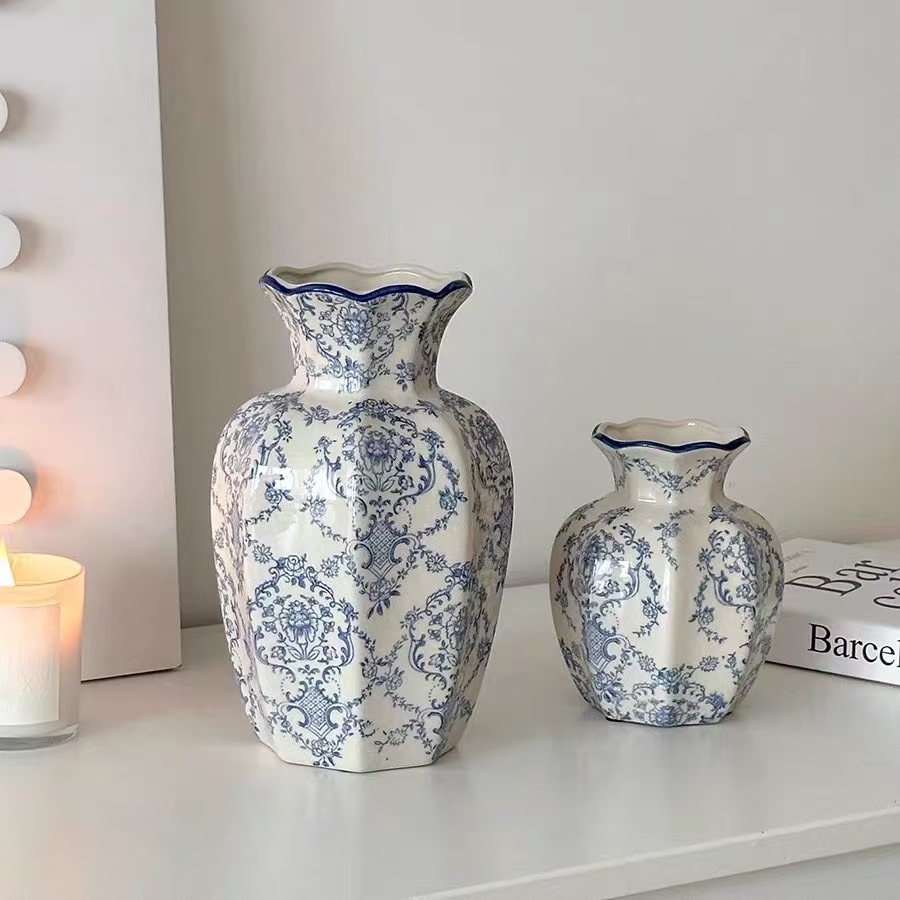 陶瓷花瓶水泥花盆户外造景装饰摆件 家具植物盆花盆装饰园艺花户详情图10