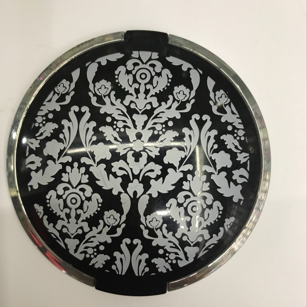 厂家直销便携化妆镜复古带钻时尚镜子2