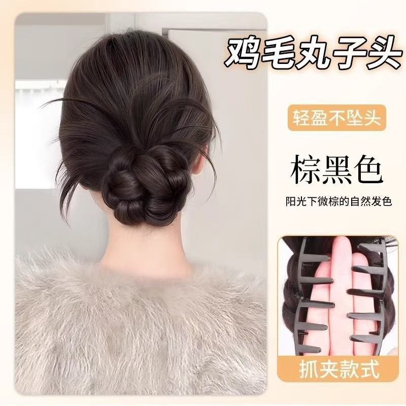 假发短直发发片假发片头套按压个护家清充气娃娃自然逼真佩戴舒适多功能发片假发片
