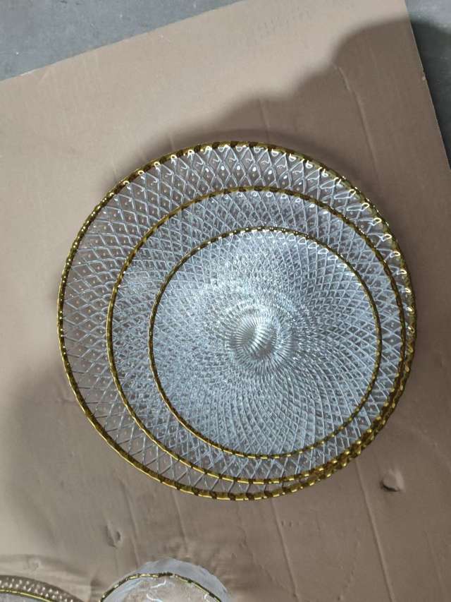 Daily necessities glass tableware set, crystal glass kettle, porcelain cake plate, high-quality ceramic tableware set, beautiful and durable, essential items for the dining table detail image 2