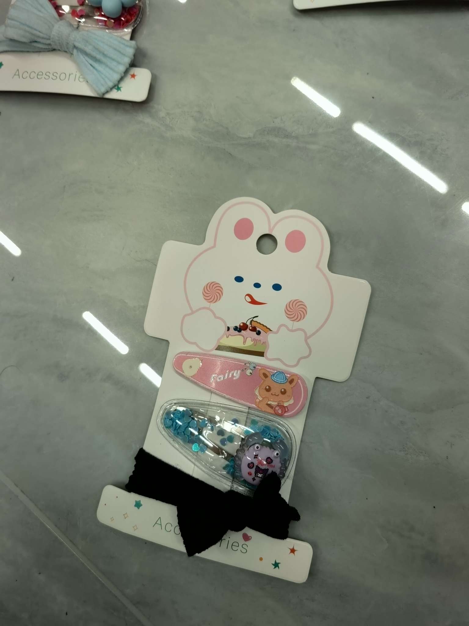 儿童三丽鸥发夹头饰小女孩流沙发卡新款碎发刘海前额侧边宝宝bb夹