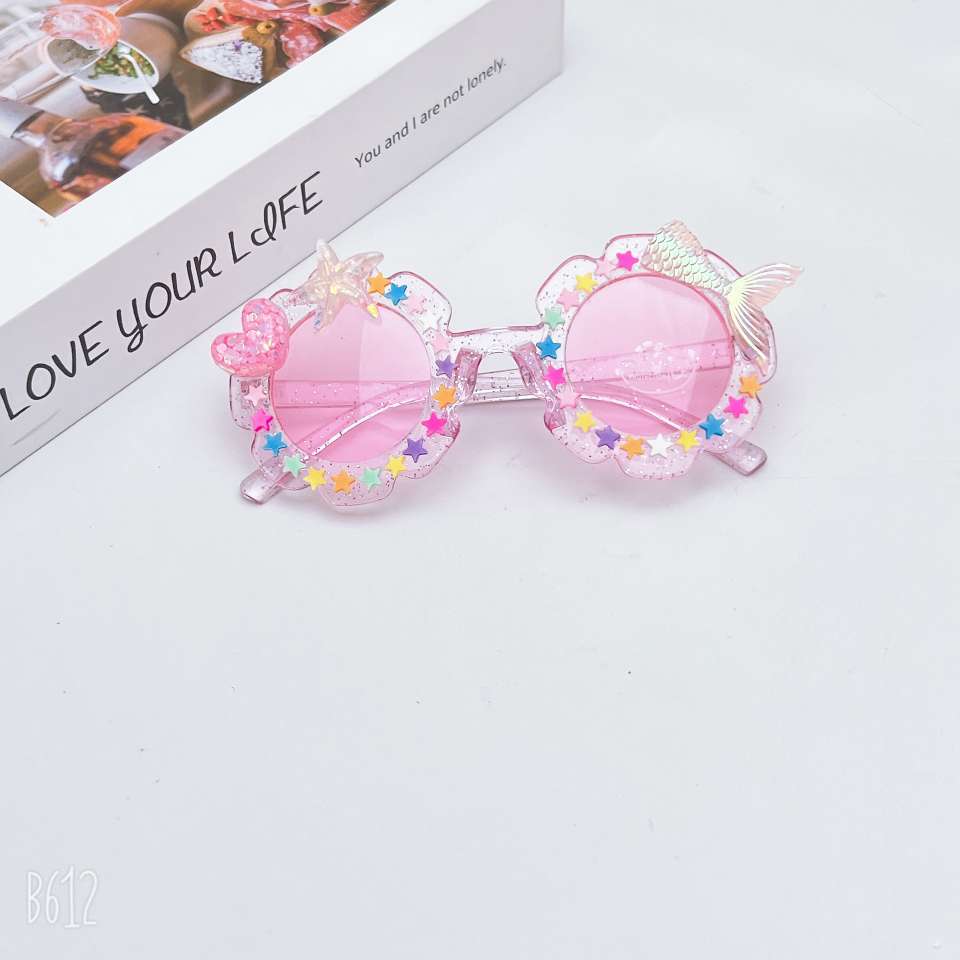 Fashionable Frame Children's Glasses, Cartoon And Cute, Universal Trendy Accessories, Lightweight And Comfortable Glasses And Accessories, Anti-Blue Light Goggles, For Outings, Parties And Gatherings details Picture