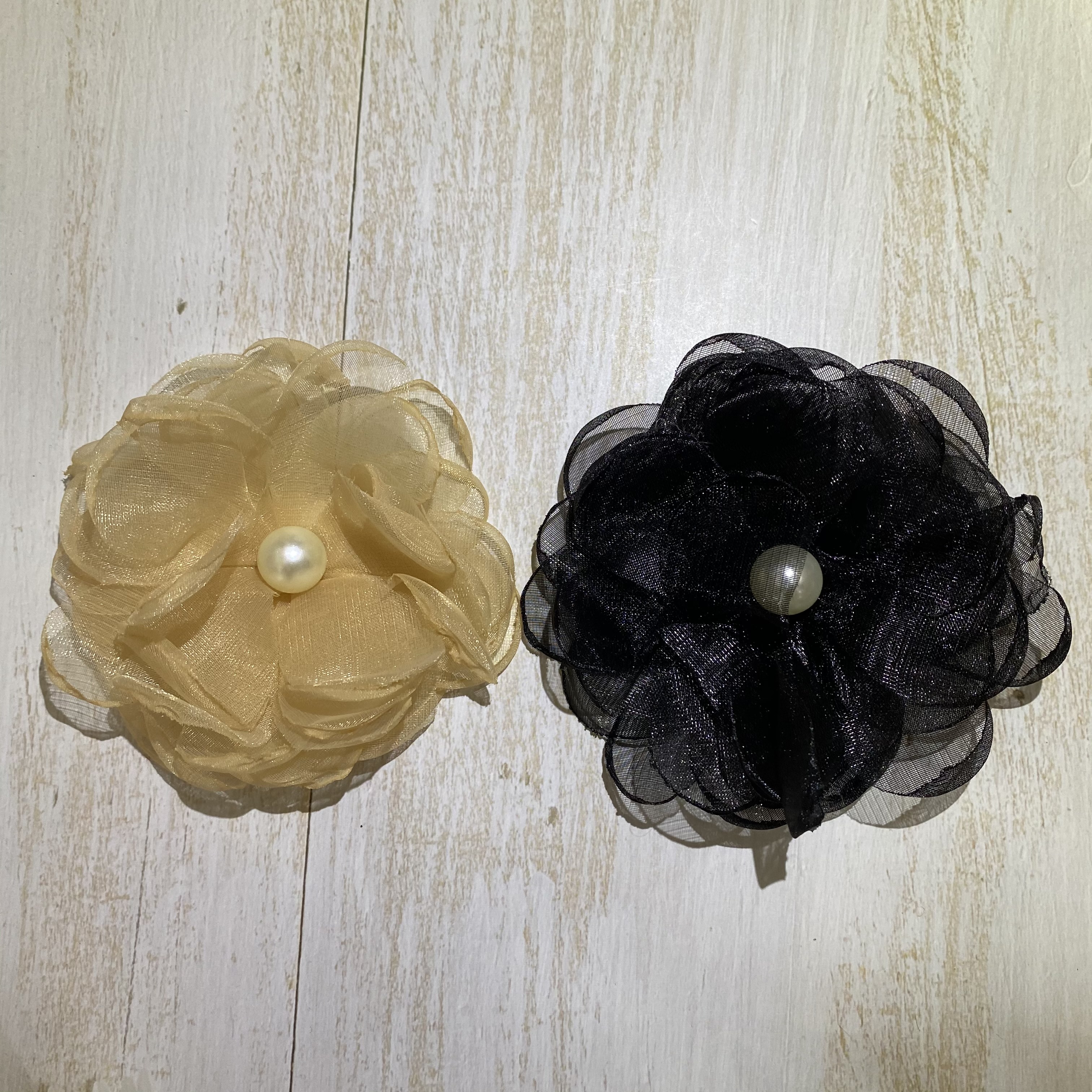 DIY发饰辅料鞋帽服装饰品纱花珠半成品
