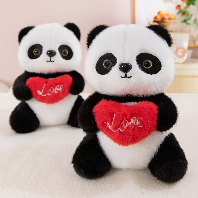 Love Panda plush toy doll Doll, cute plush doll pillow toy
