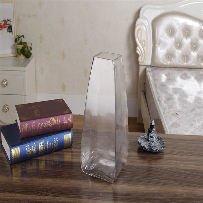 BBGLASS保北玻璃 创意锥形玻璃方缸 微景观  插花器皿 现代家居婚庆宴会装饰摆件详情2