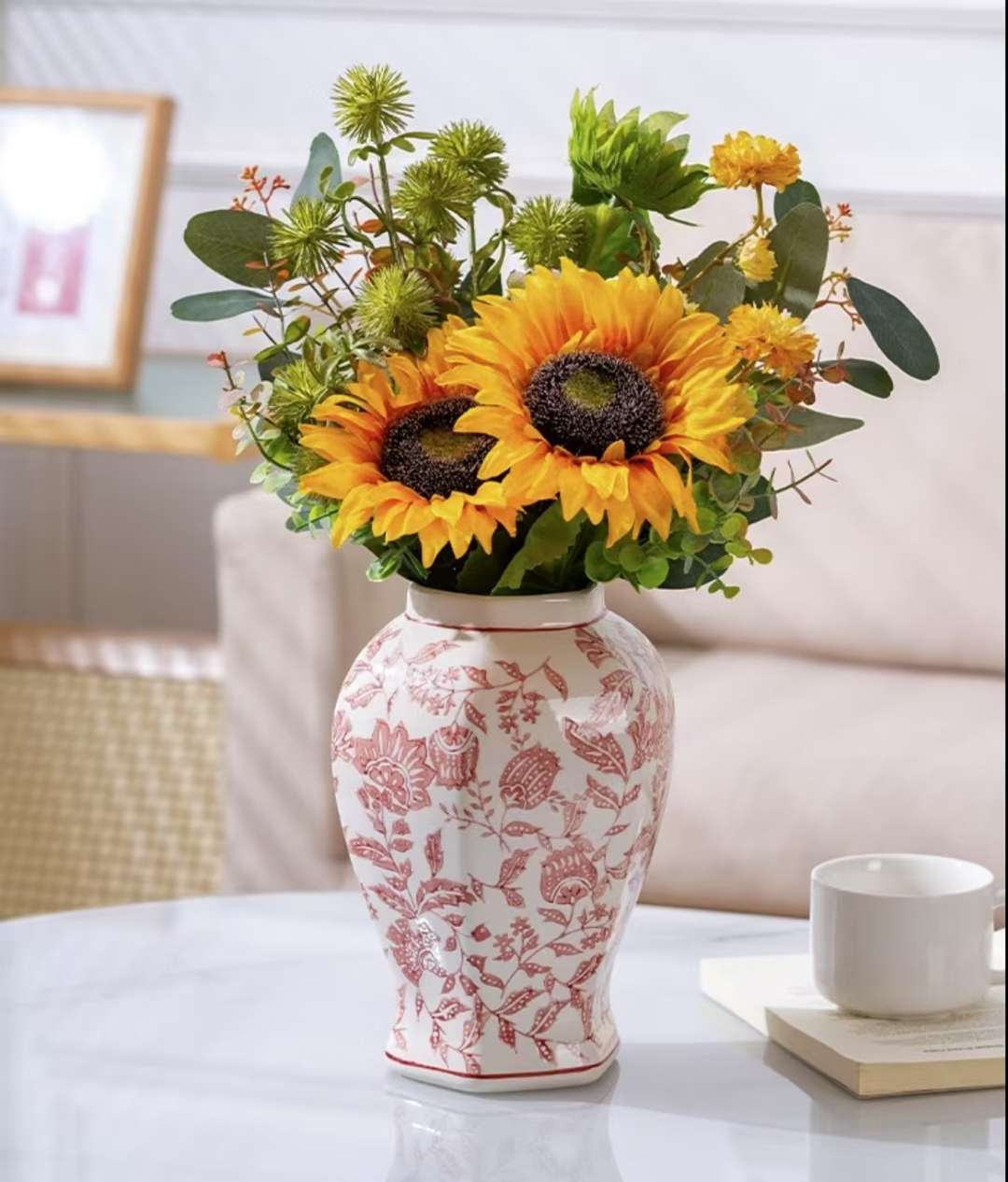 陶瓷花瓶水泥花盆造景花户外装饰家具植物盆摆件园艺花盆花瓶装饰