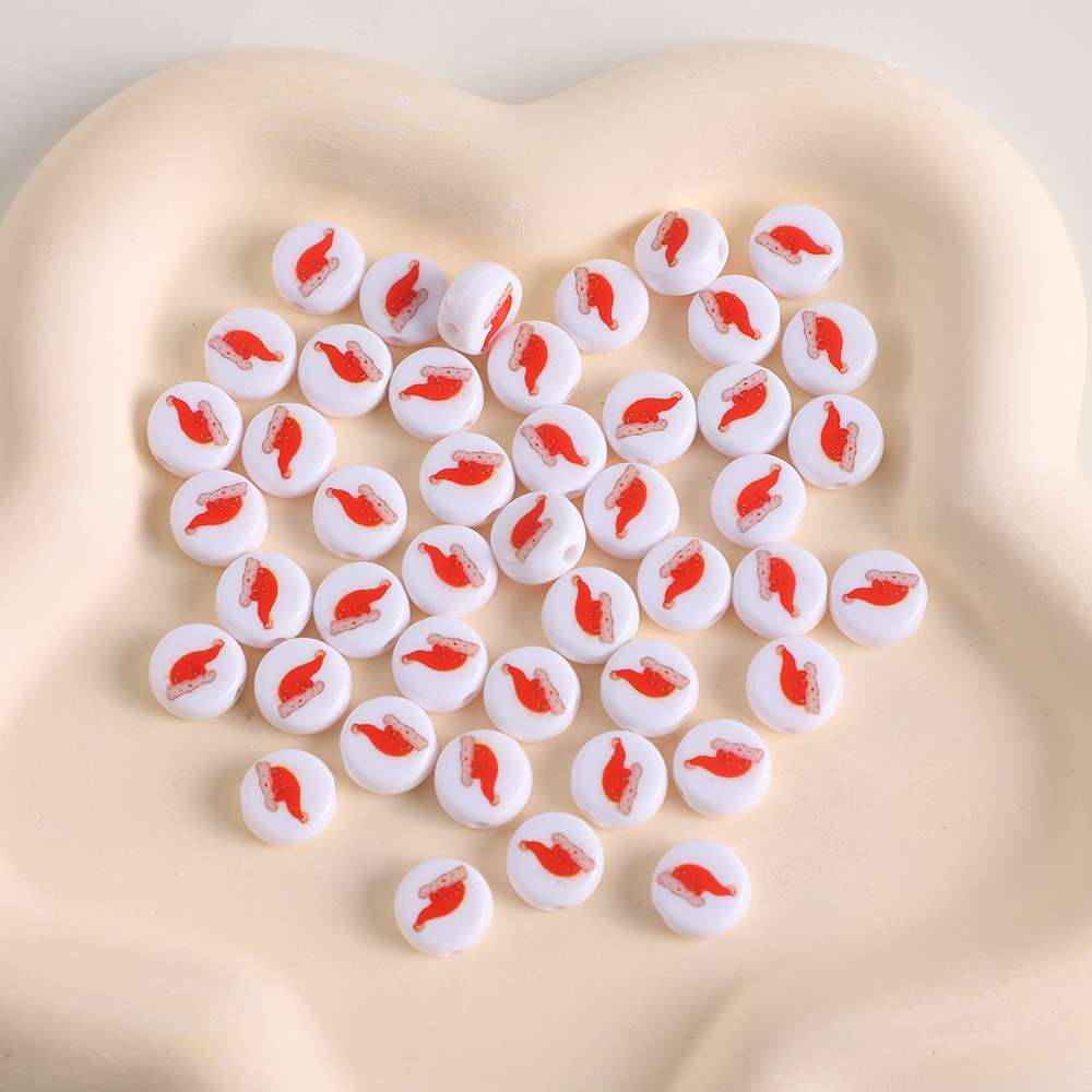 5*10mm 圣诞系列散珠 饰品配件DIY串珠散珠手工制作材料珠子详情图7