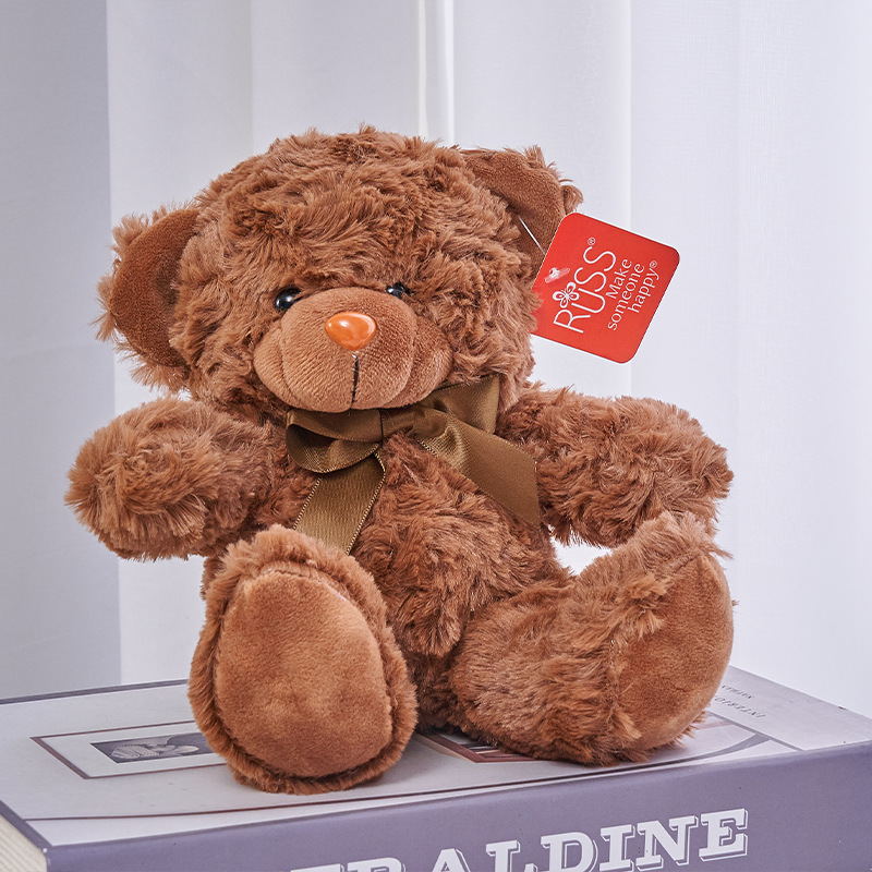 Pink bear teddy bear plush toy, seven-color bear children's wedding and festival gift manufacturer customization detail image 3